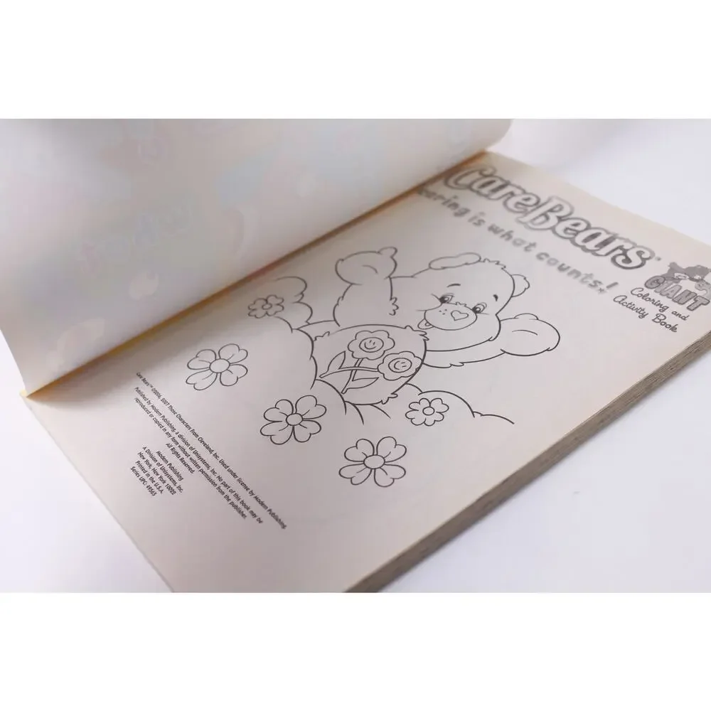 Care Bears Giant Coloring and Activity Book 2007 TCFC Uncolored ~ 260702-WH 1207